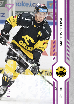 Marek Berka Litvinov Tipsport ELH 2024/25 SportZoo 2. serie Purple Iceberg /60 #281
